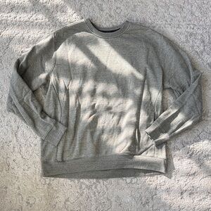 Classic Gray Crewneck Sweater for Men